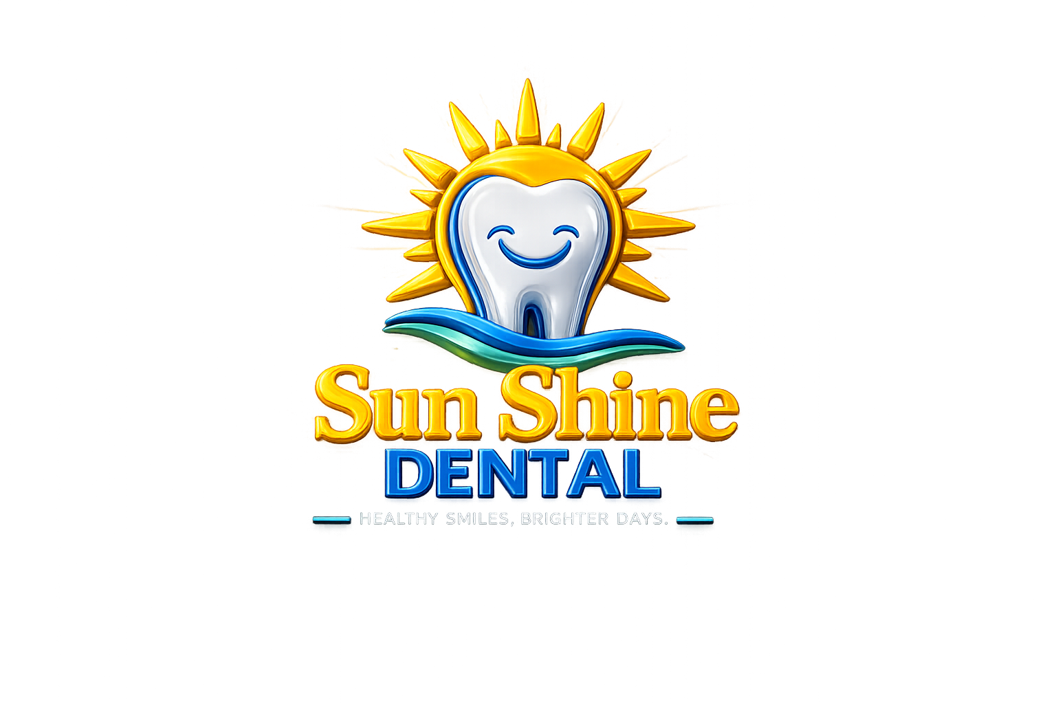 Sun Shine Dental Logo